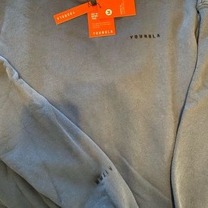 YOUNGLA MENS OVERSIZED MOCK-NECK SWEATER NWT